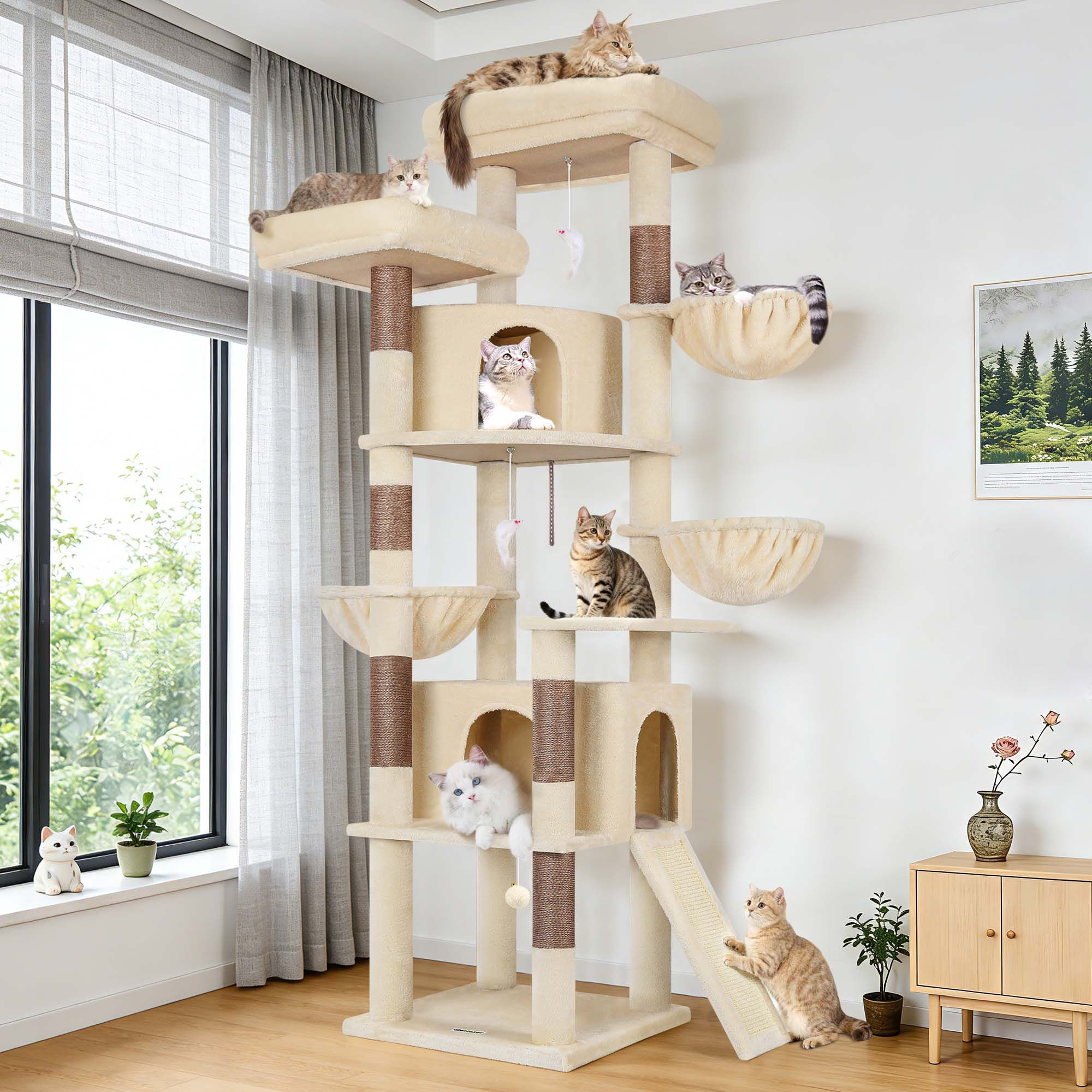 Pawvera SummitPaws™ Multi-Level Cat Tree