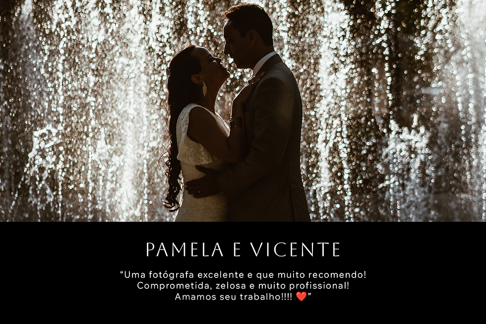 Depoimento de cliente de fotografia de casamento