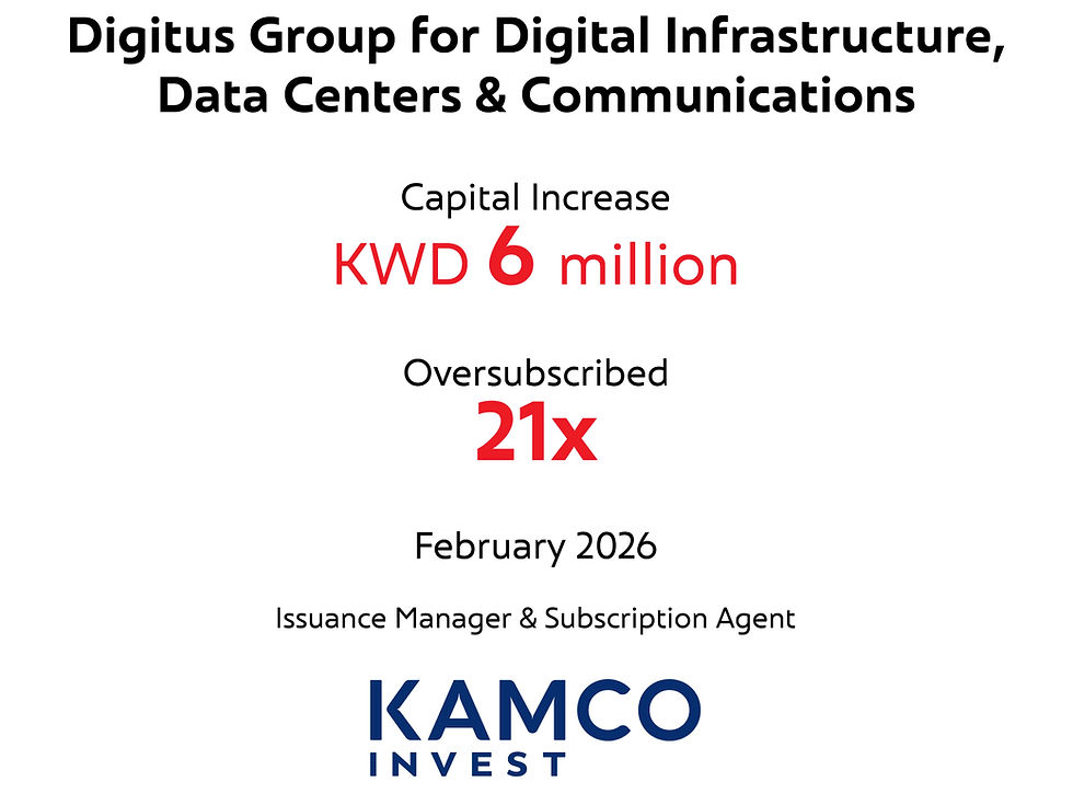 Digitus Completes Capital Increase with Over 21x Oversubscription
