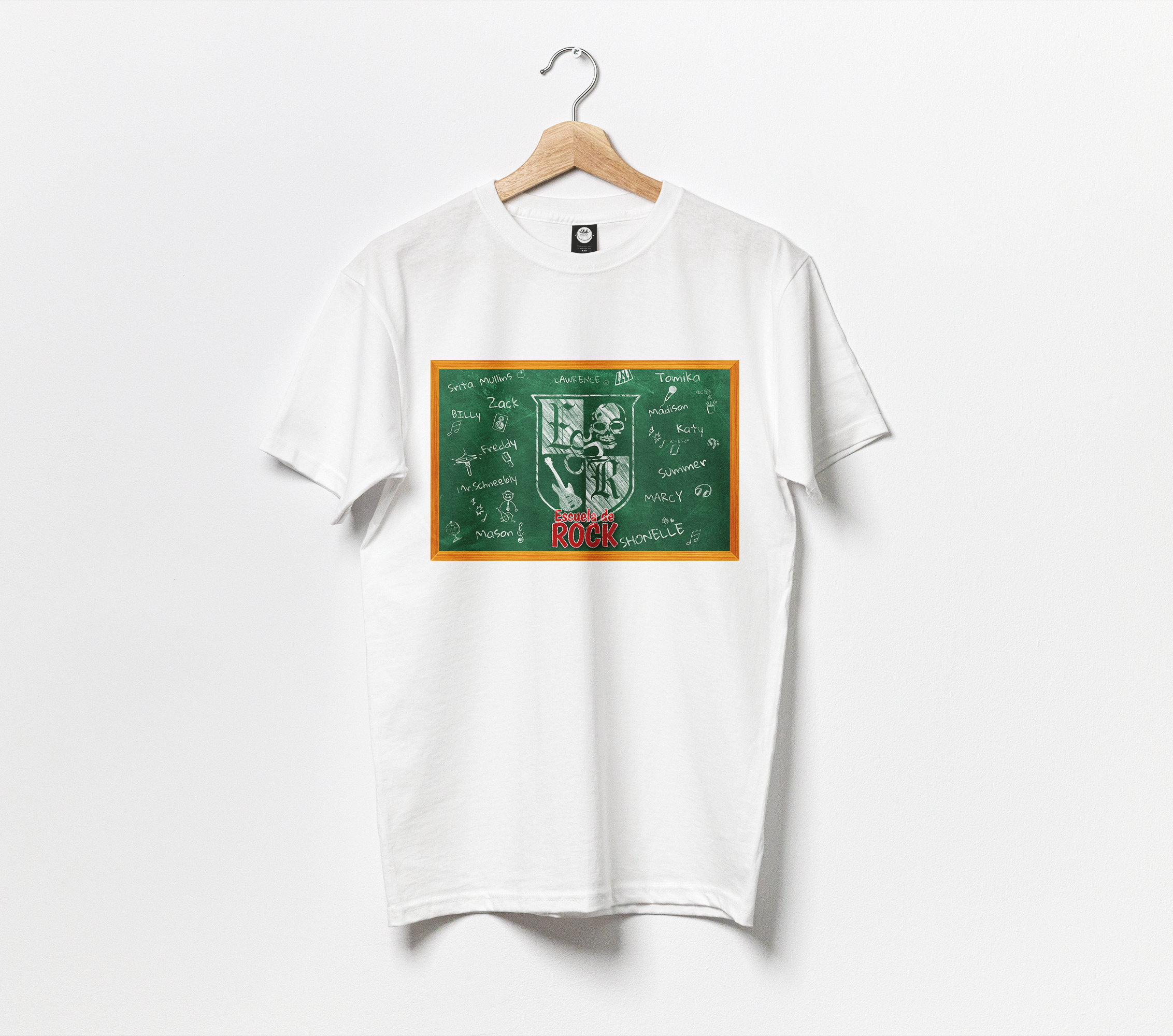 Escuela de rock pizarra