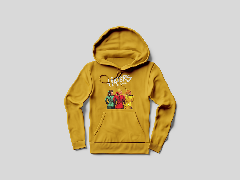Miniatura: Hoodie con diseño "Haters" el musical