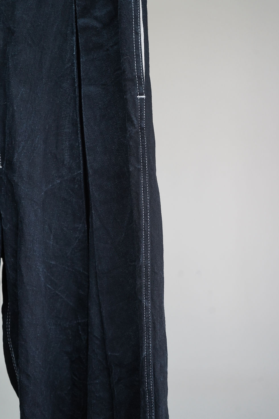 縮圖：【内金50%分 予約商品 26AW】 from Argleton Parachute Denim pants - Black