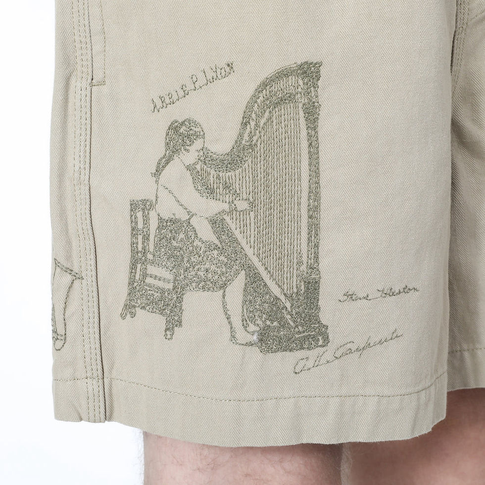 Thumbnail: 【26SS】 Samuel Zelig ORCHESTRA SHORTS - WARM GREY