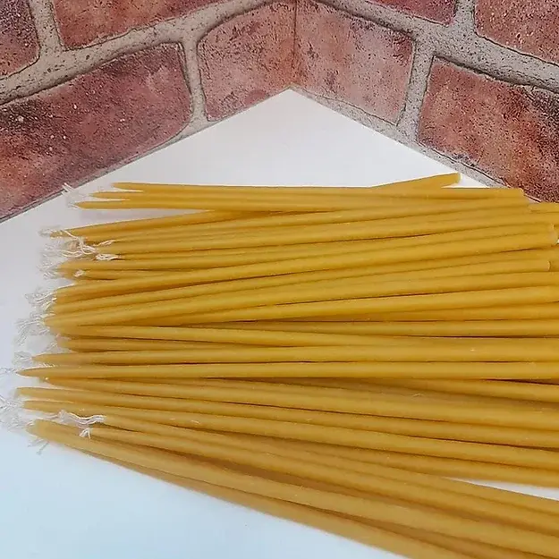 Pure Beewax Candles 9"  3/8 from Greece