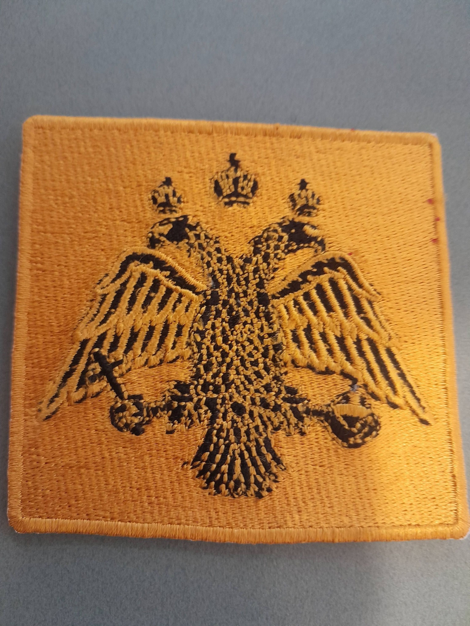 Embroidered Byzantine Eagle Patch