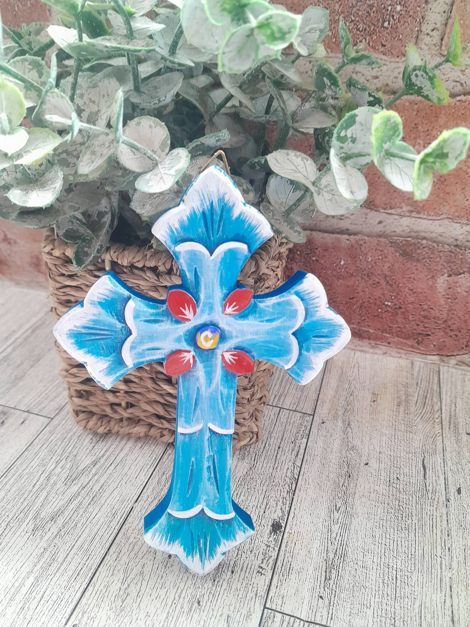 Handpainted Crucifix