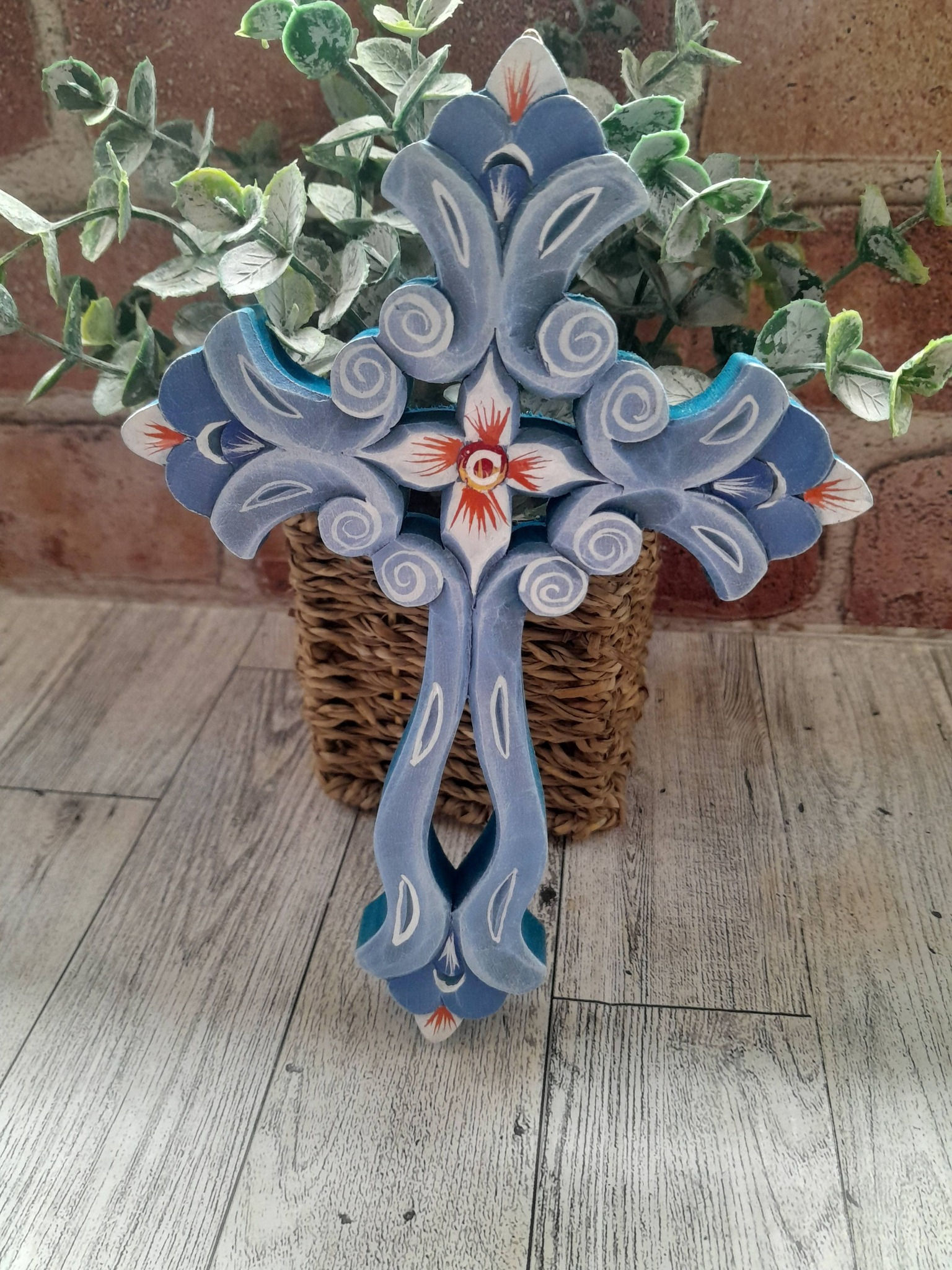 Handpainted Crucifix
