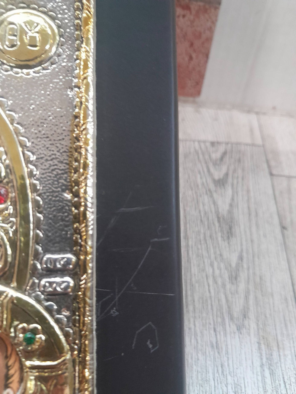 Thumbnail: Reduced Silverplated Icon of Theotokos Kazan