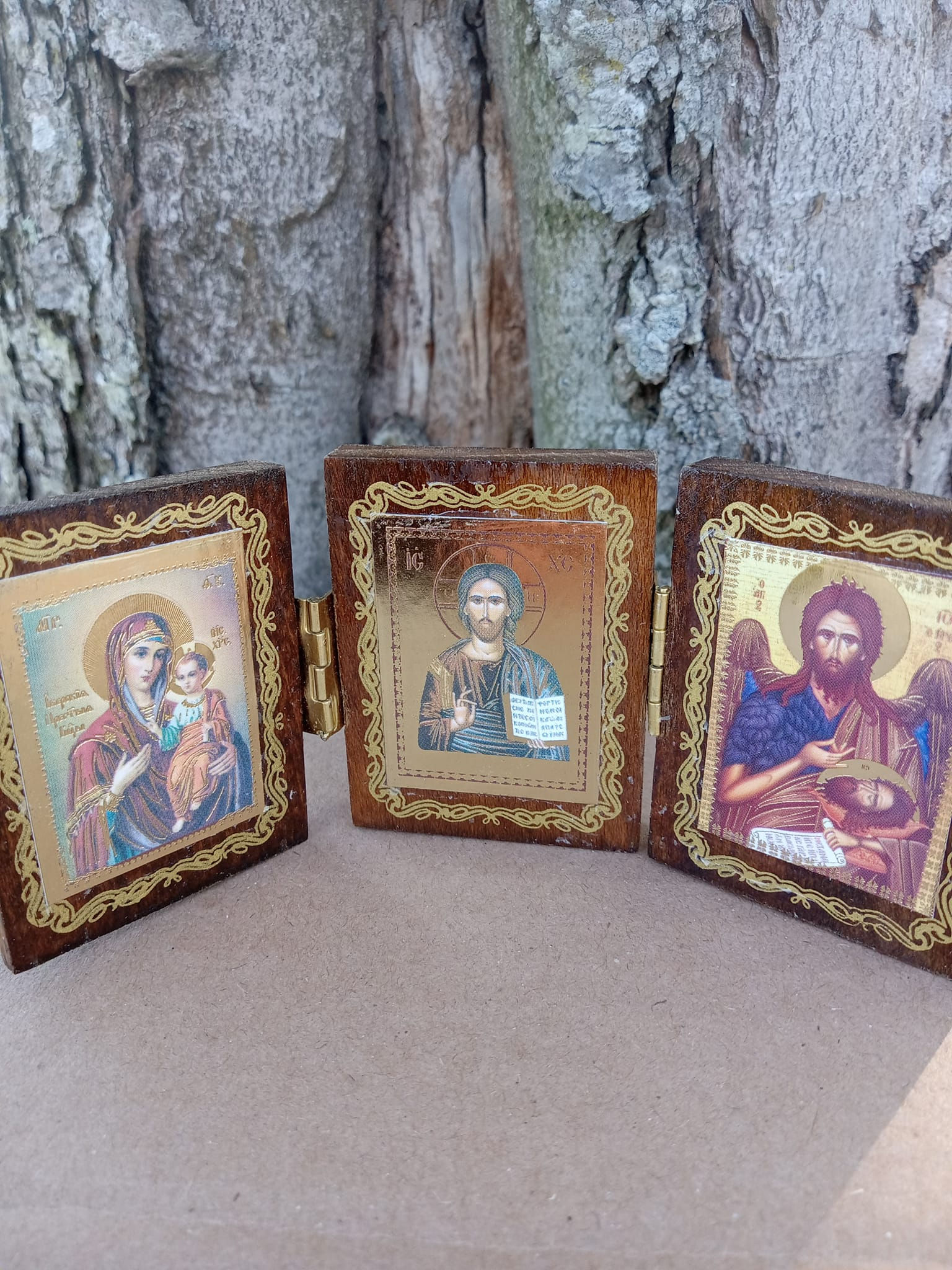 Wooden Triptych