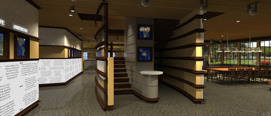 Tbird Donor Stairs Rendering