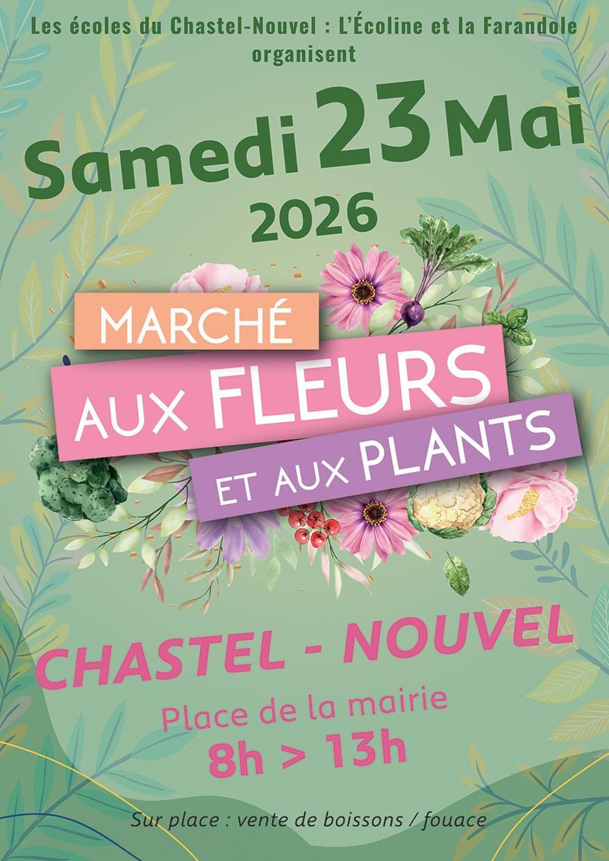 Marché aux fleurs et aux plants