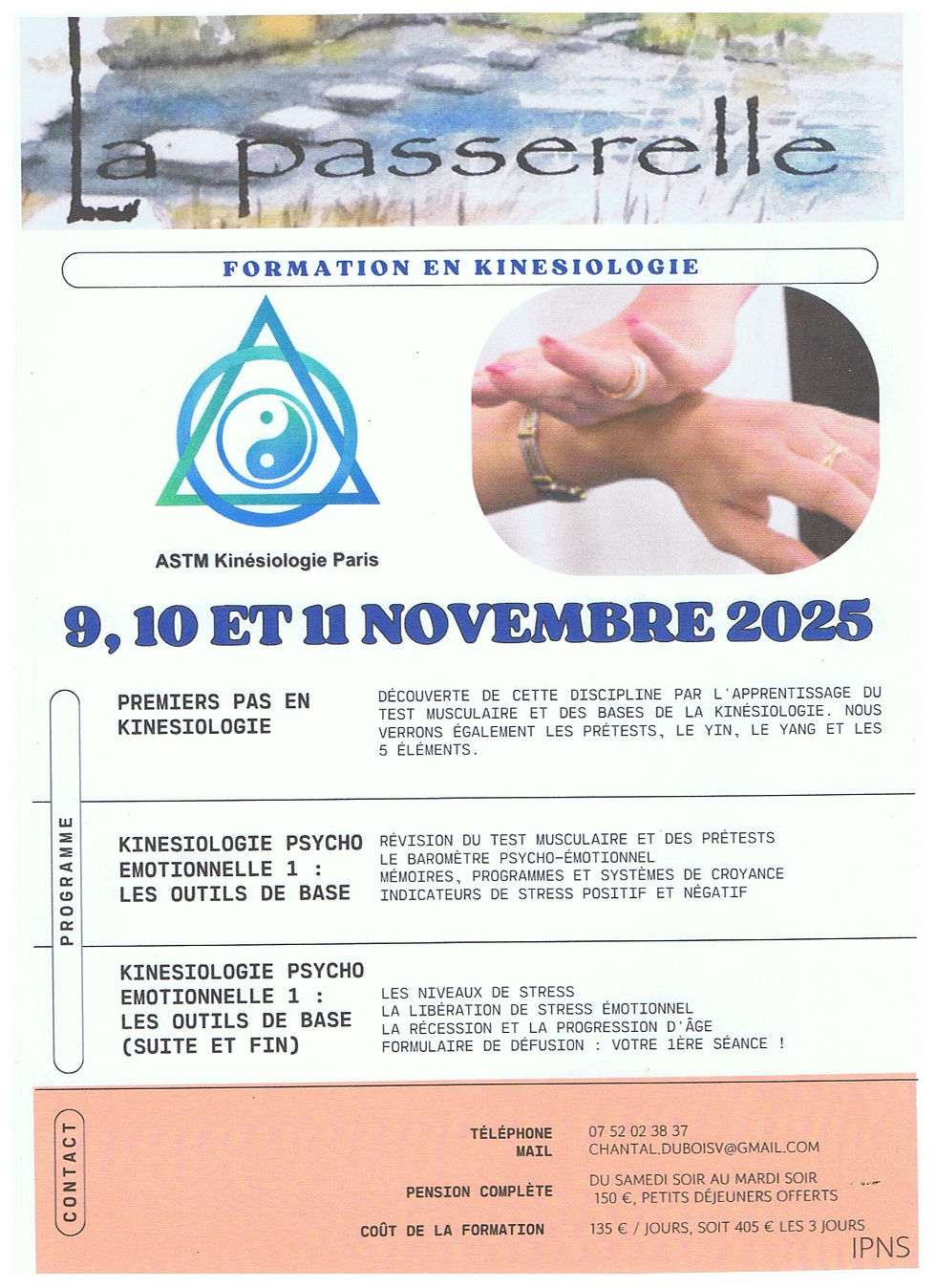 Formation en kinesiologie