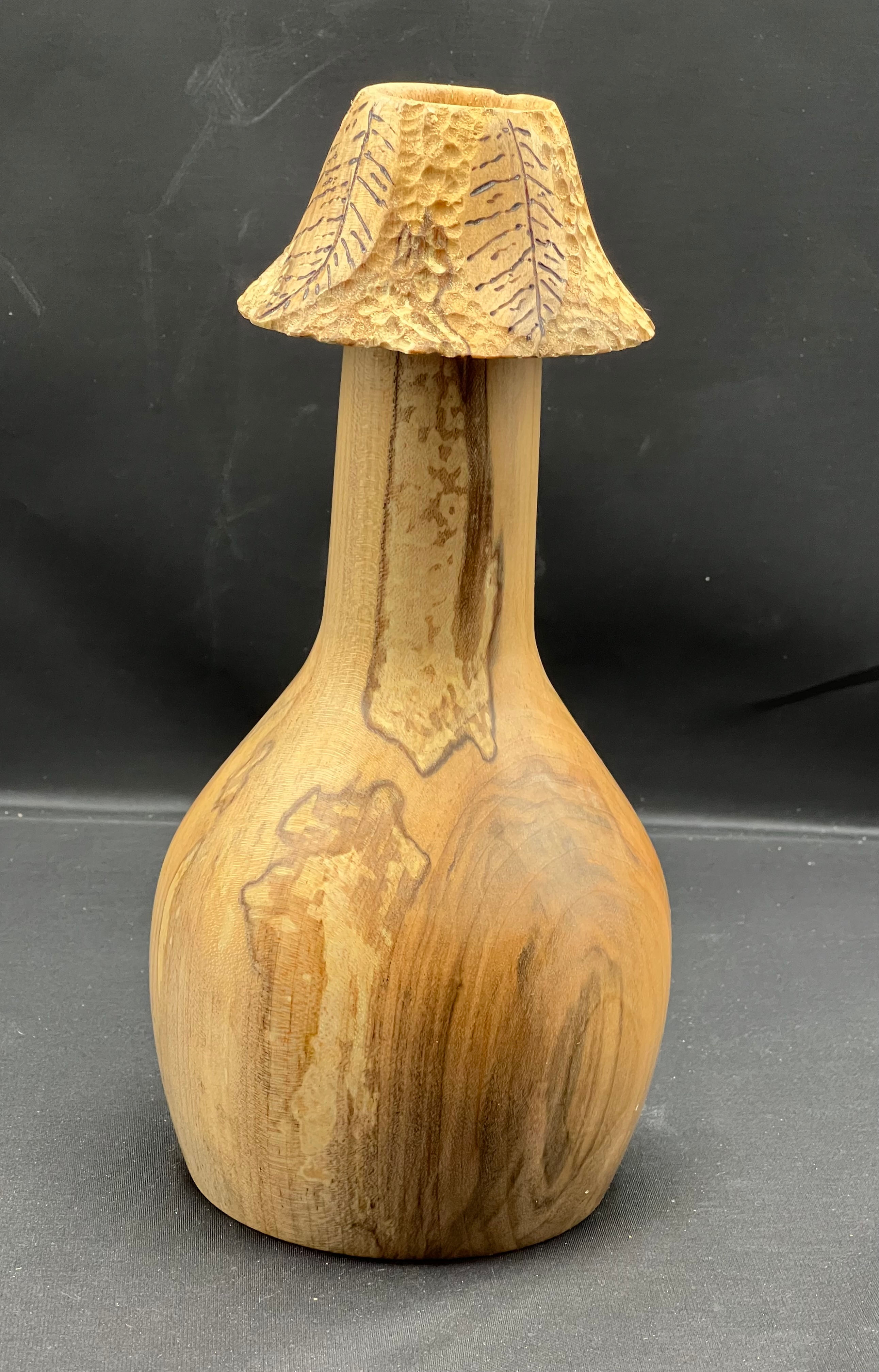 Spalted Maple with Etching