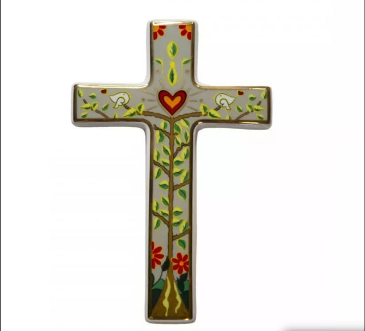 Croix décorative à accrocher