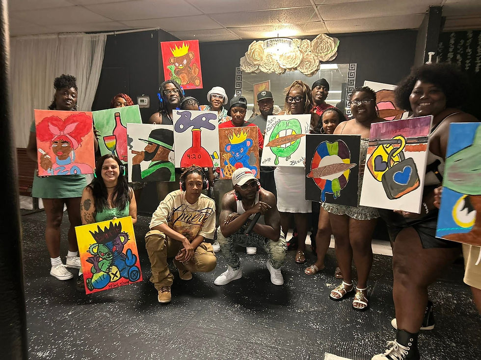 SILENT SIP AND PAINT