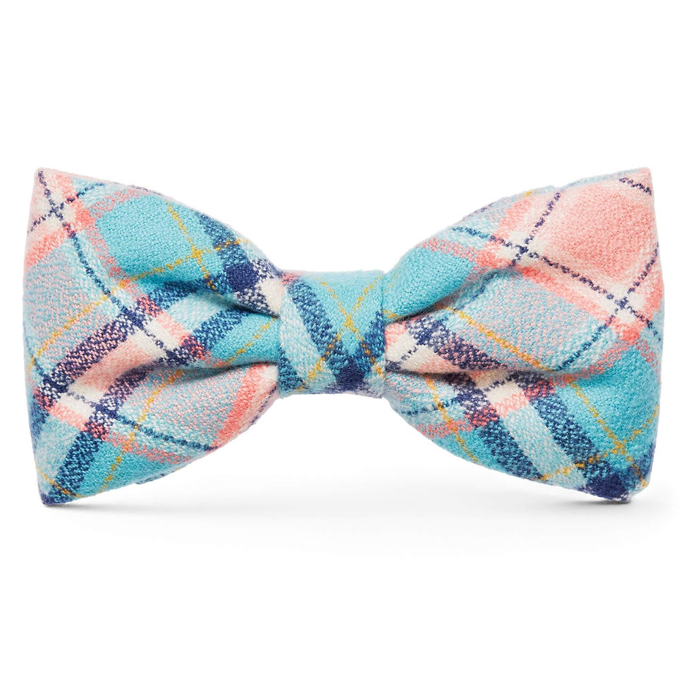 Thumbnail: Plaid Flannel Dog Bow Ties