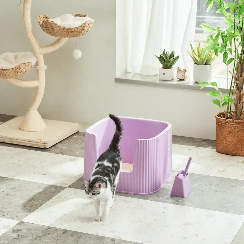 Michu Xxl Container Cat Litter Box with Scoop