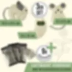 Thumbnail: ne&no® Cat Toy with Valerian ot Catnip -3-piece Set- Incl. Refill