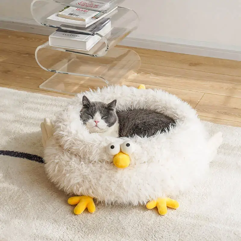 Chicken Coop Cat Bed