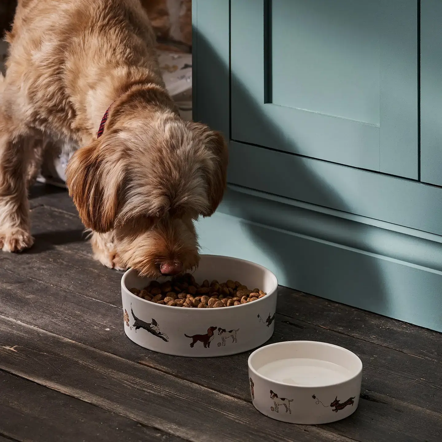 Doggy Daycare Stoneware Dog Bowl