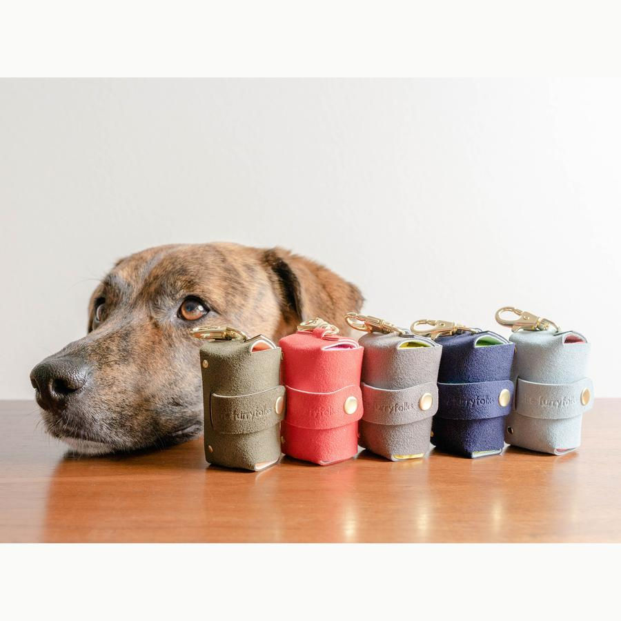 DAILY POOP BAG HOLDER - VEGAN - By Furry Folks
