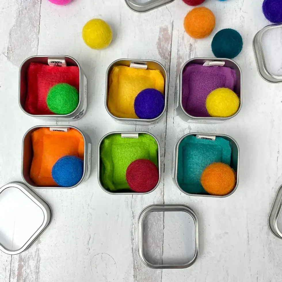 Ravioli and Meatball Cat Toy Gift Tin