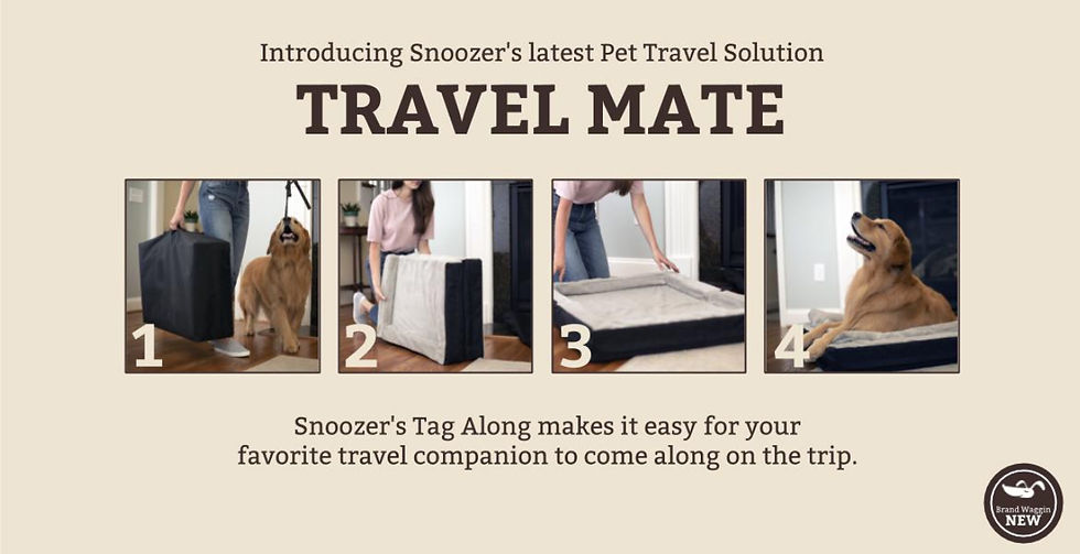 Thumbnail: Snoozer Travel Mate Luxury Dog Bed
