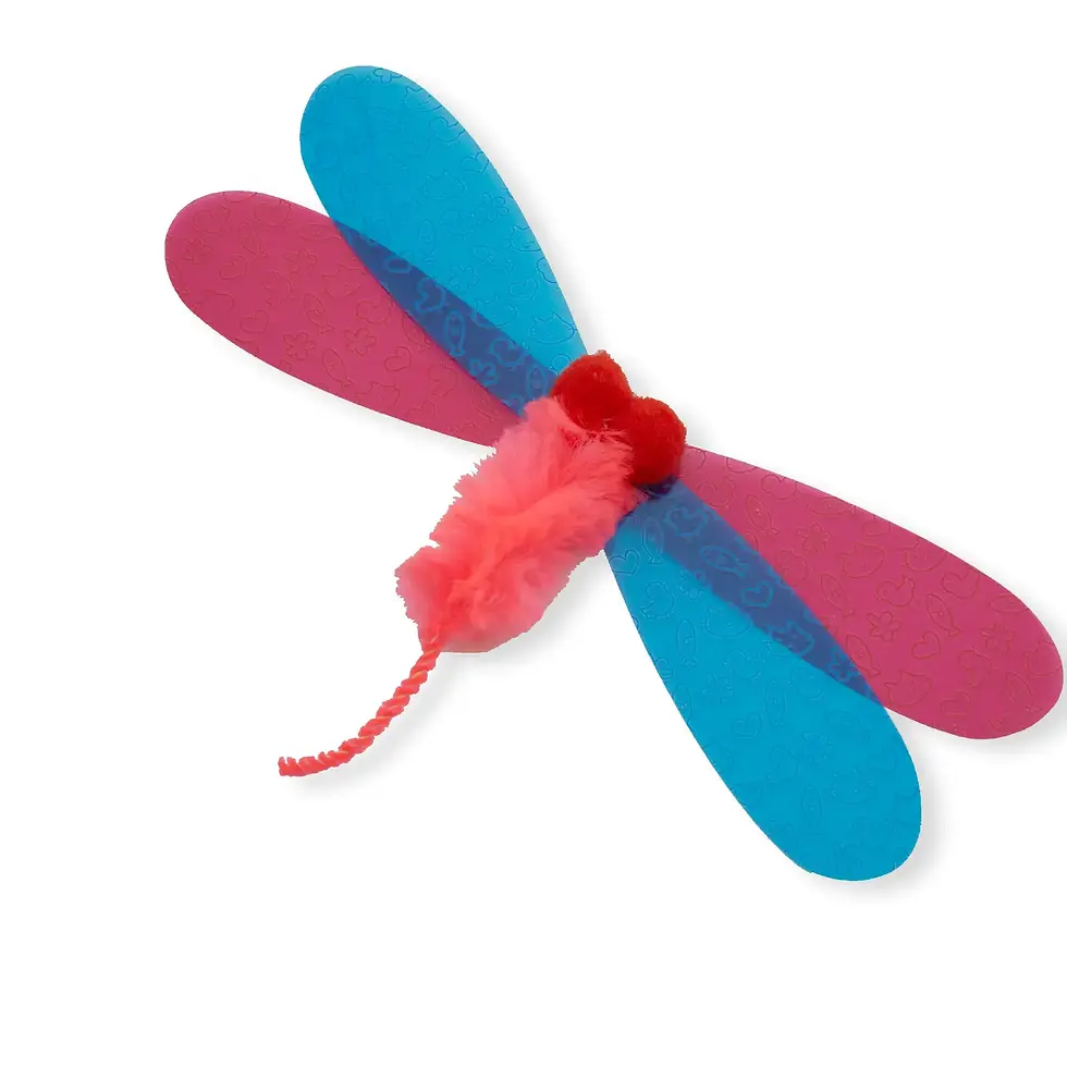 Thumbnail: Crinkly Critters Fancy Flutterfly Cat Wand