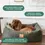 Thumbnail: Classic Dog Nest Bed with Leather Details 