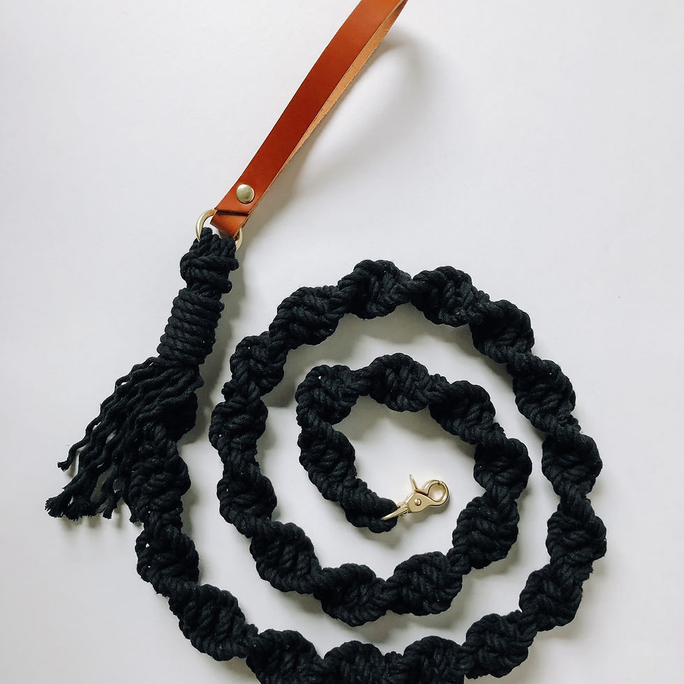 Thumbnail: MACRAME DOG LEAD - By Ember & Ivory