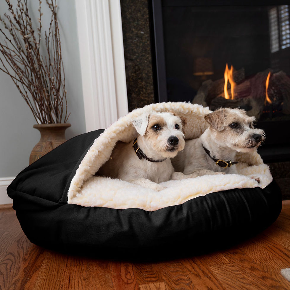Thumbnail: Cozy Cave Luxury Microsuede Dog Bed by Snoozer