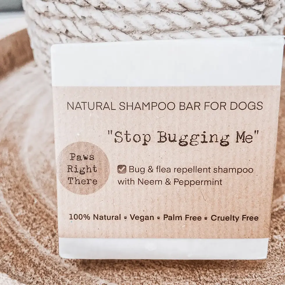 “Stop Bugging Me” Natural Dog Shampoo Bar