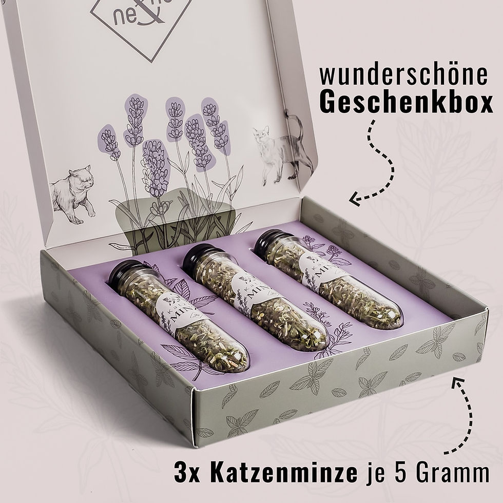 Thumbnail: ne&no® Natural Catnip -Set of 3- in Elegant Gift Box