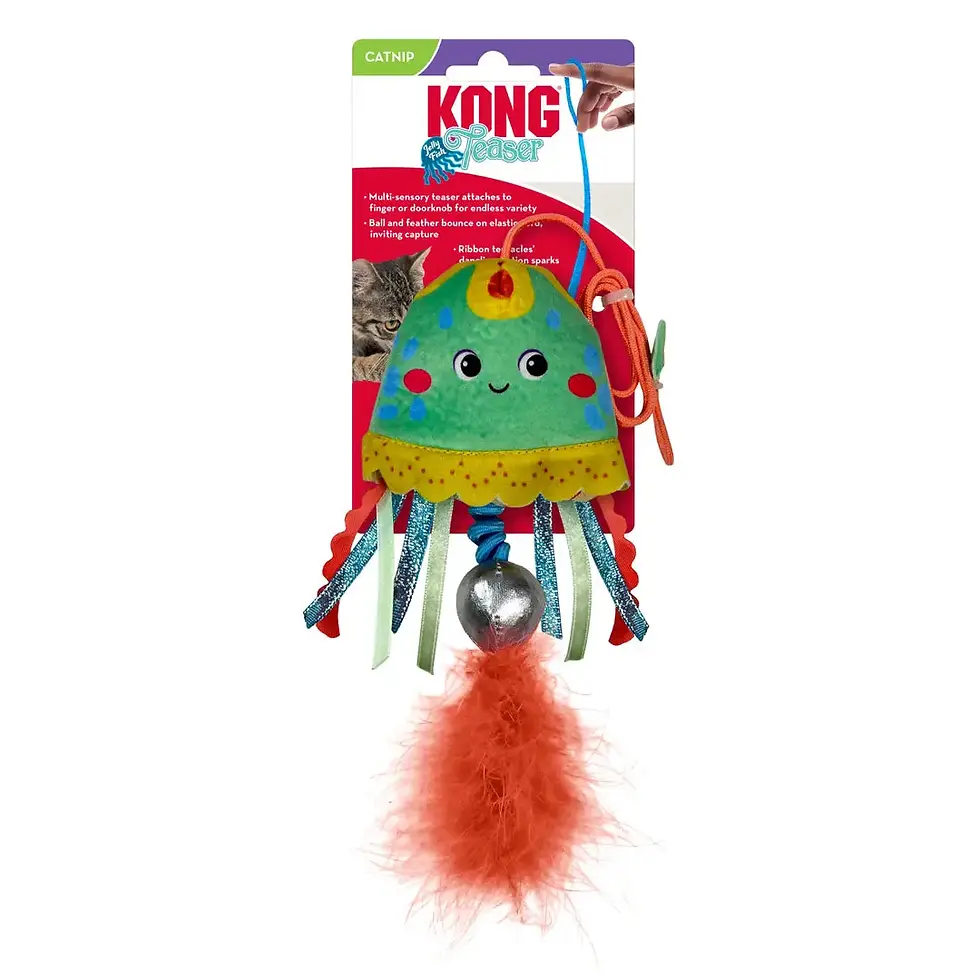 Kong Teaser Jellyfish Cat Toy 