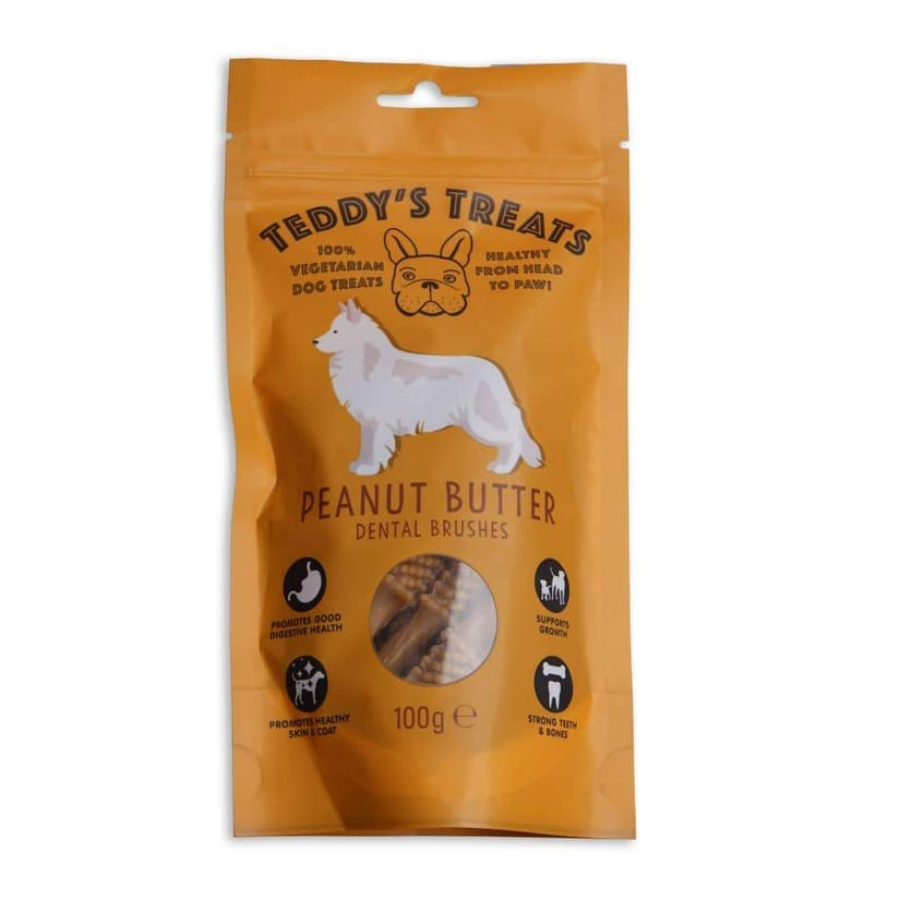 Teddy's Treats - Peanut Butter Dental Brushes