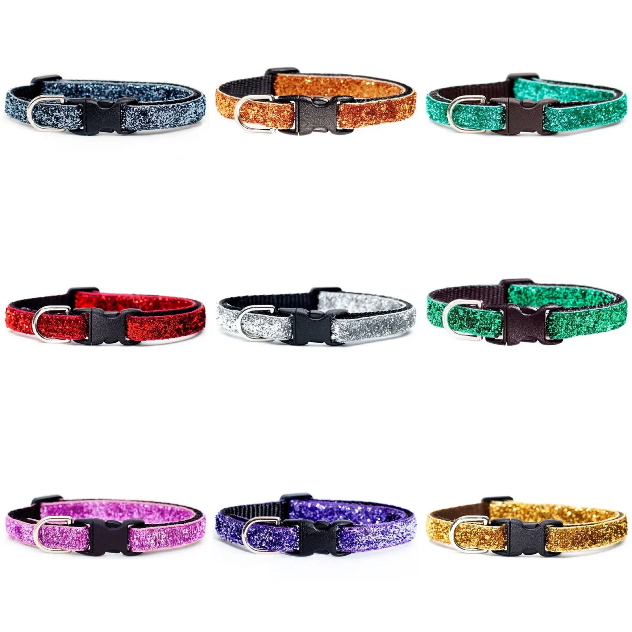 BRING ON DA BLING SPARKLING CAT COLLARS MULTIPLE DESIGNS - By Sweet Pickle