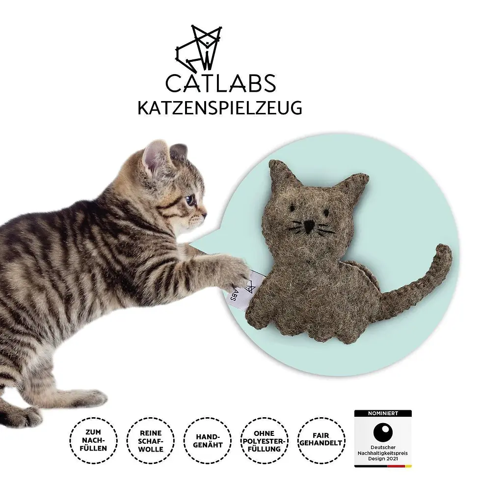 Thumbnail: Cat Nip Felt Cat Toy