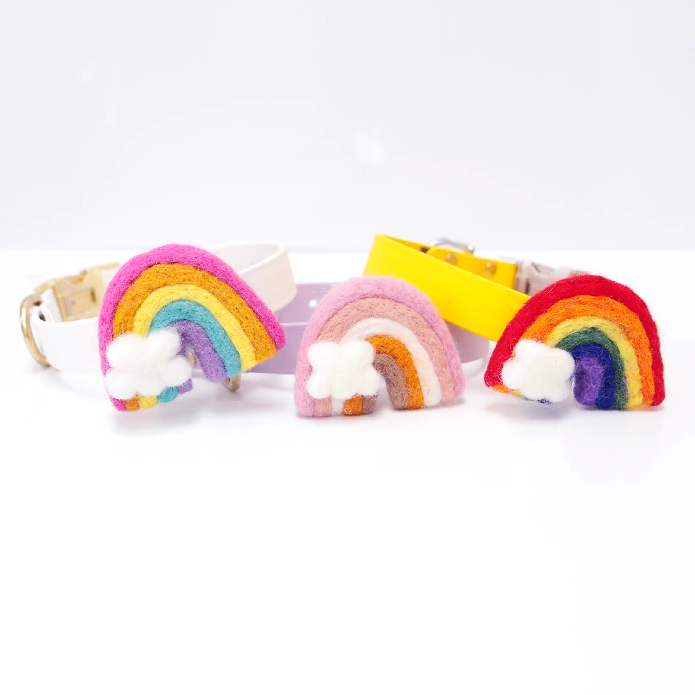 Rainbow Dog Collar Accessory