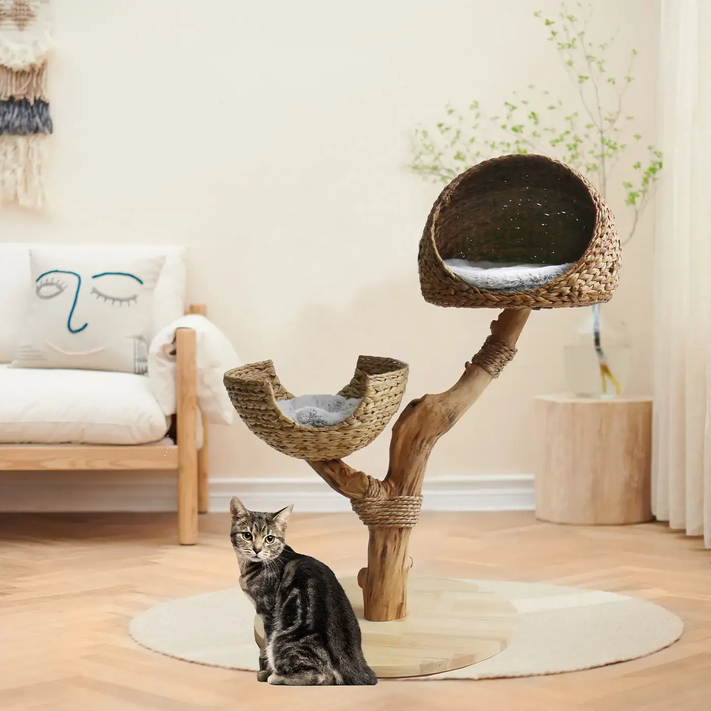 Back To Nature the Duo Cat Scratch Post