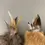 Thumbnail: Handmade Rabbit Fur and Feathers Cat Toy, Cat Pillow Toy