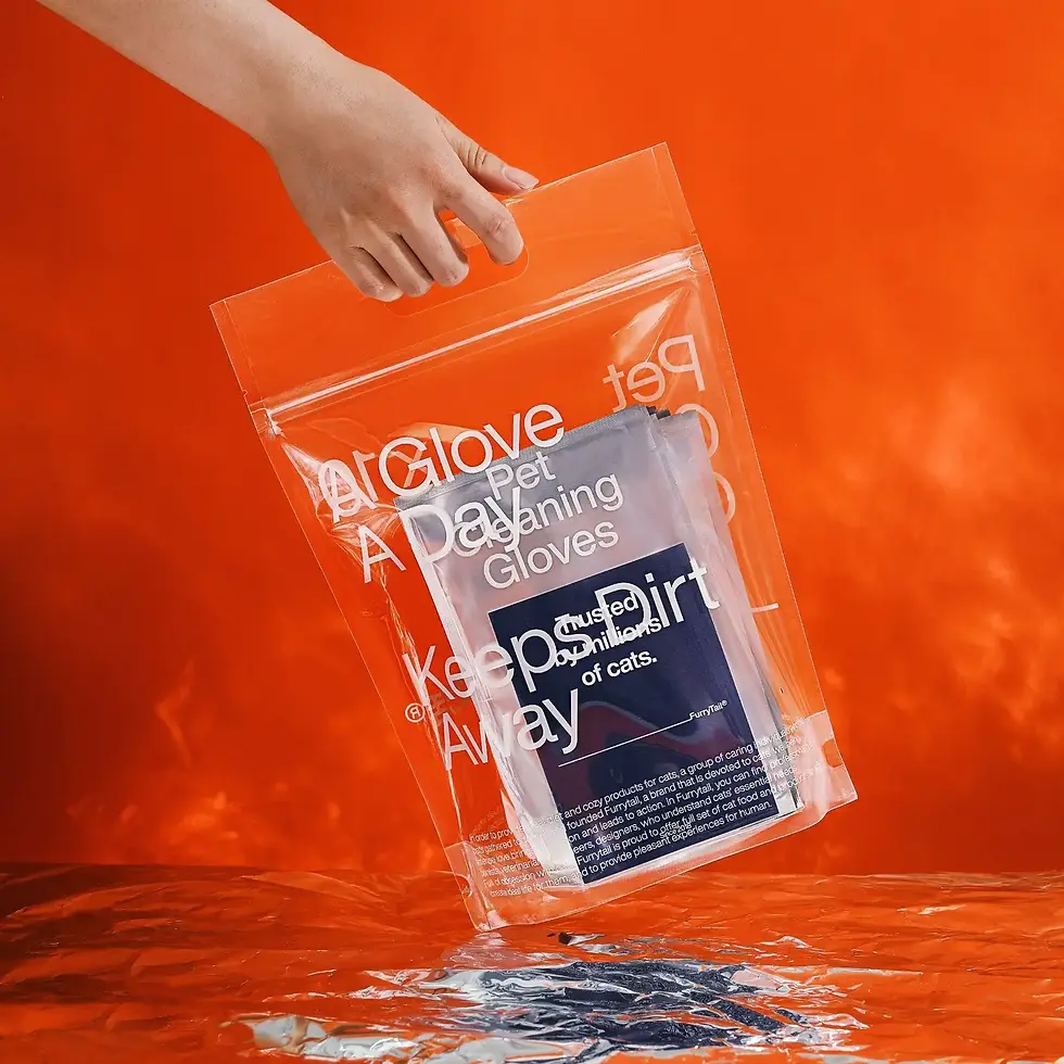 Thumbnail: Michu Pet Cleaning Gloves & Wipes - Soothing & Nourishing Pet Hair, Gentle Deodo