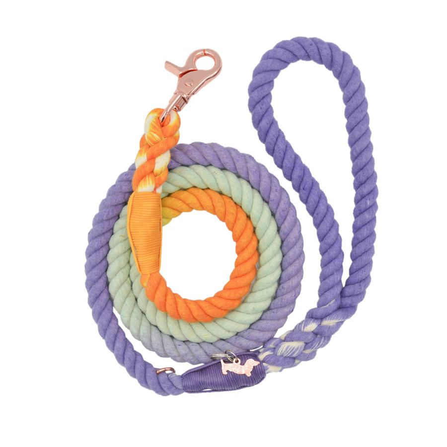 Thumbnail: ROPE DOG LEADS - SUNSET - By Sassy Dog