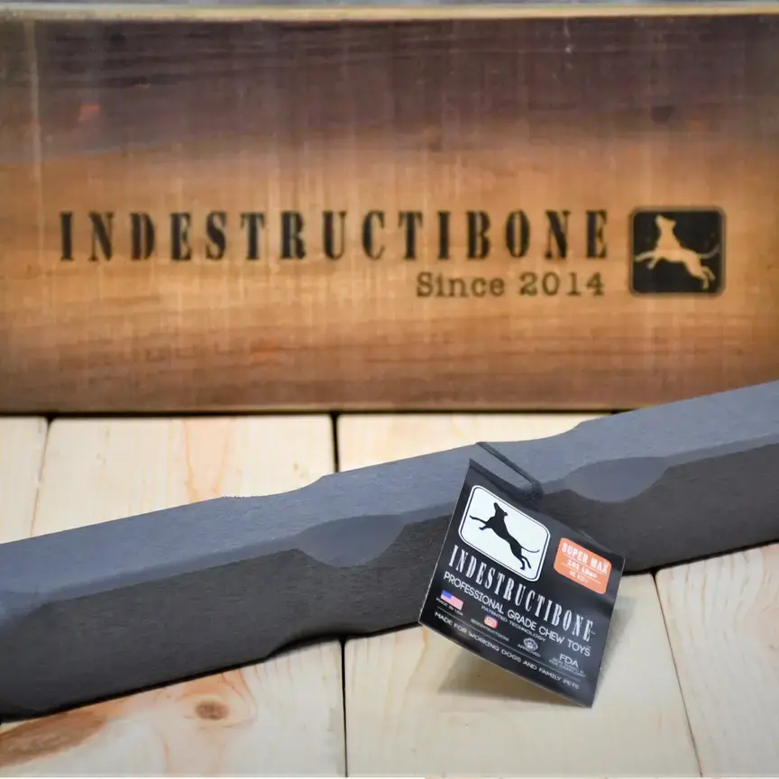 Indestructibone Super Max -Pro Grade Chew Toy Dogs 101 Lbs +