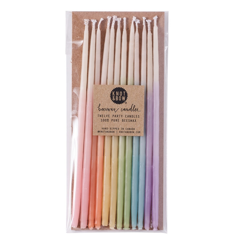 CELEBRATION TALL BEESWAX CANDLES