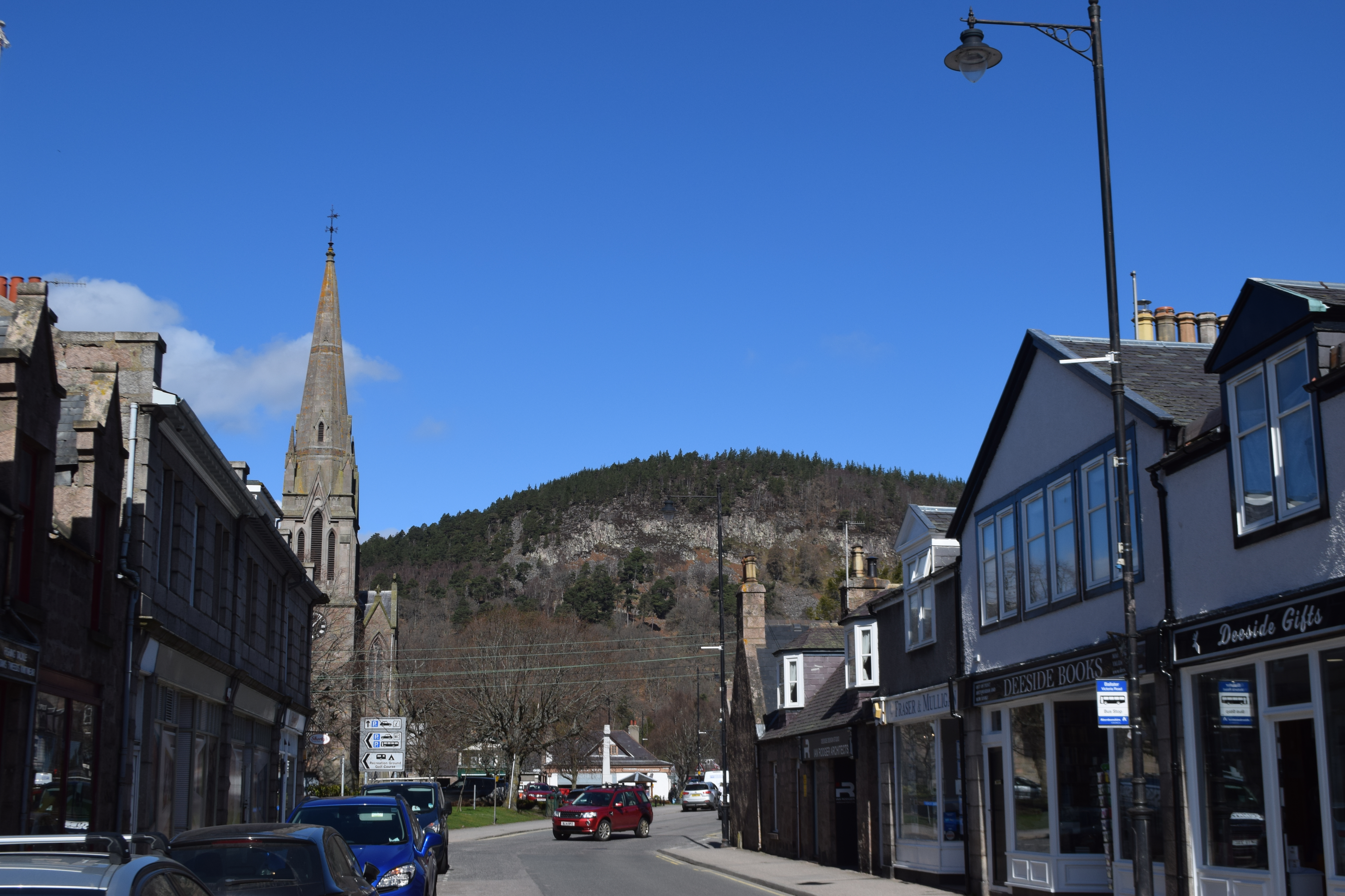Ballater Village in Springtime