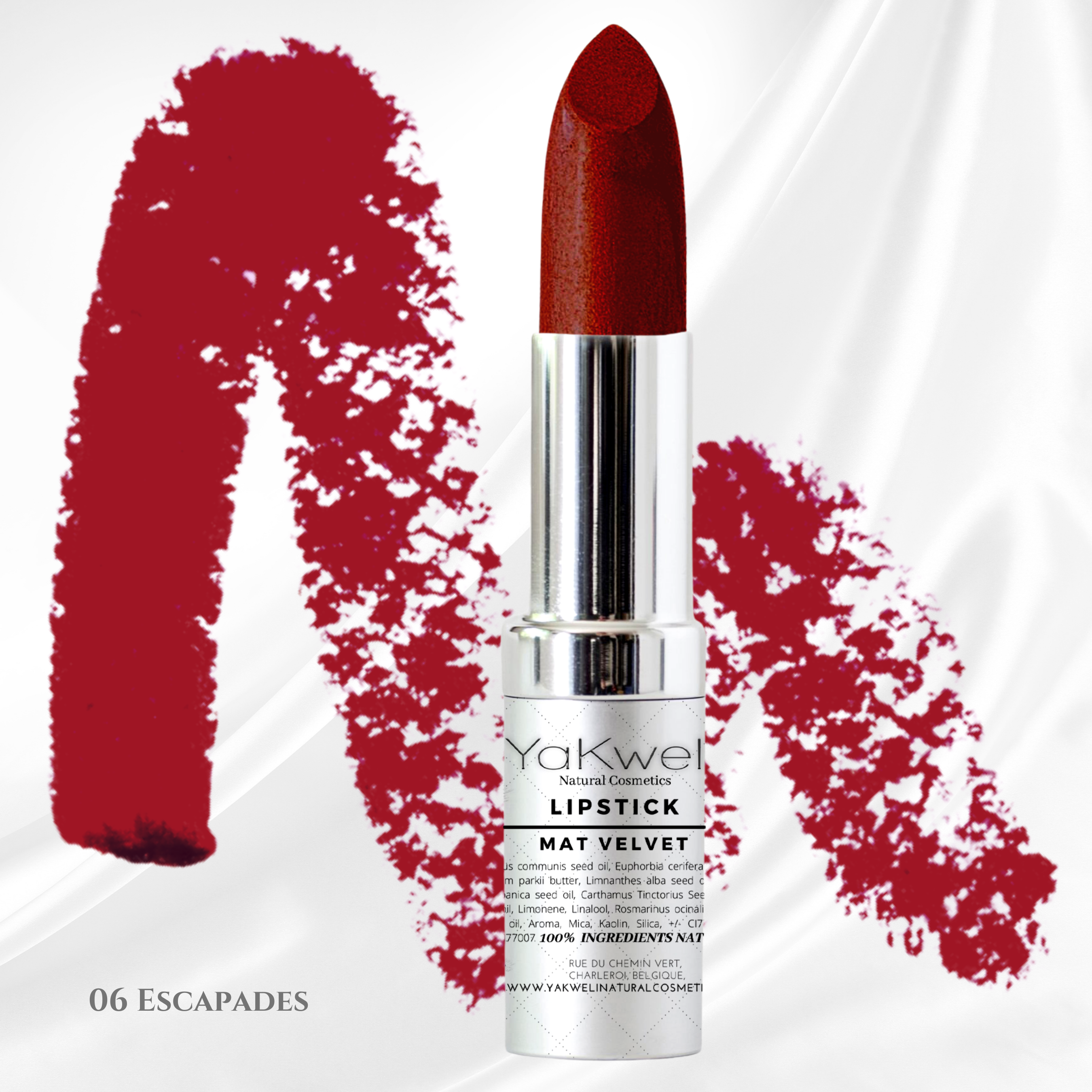 Escapades "Mat Velvet": Rouge à lèvres velours
