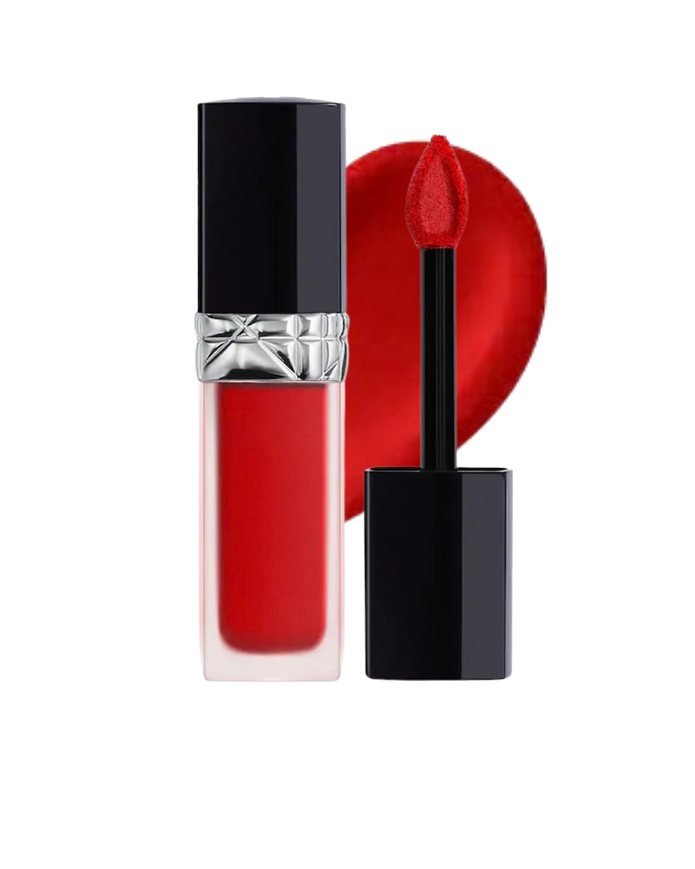 Rouge Dior Forever Liquid Transfer Proof Lipstick in 999 $48 at Dior