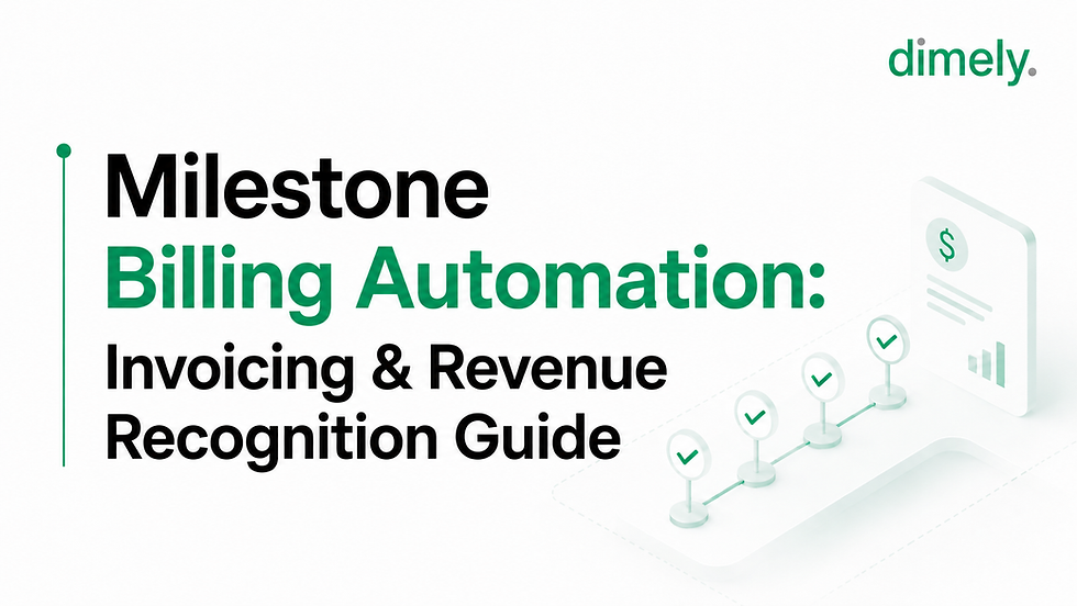 Milestone billing automation: invoicing & revenue recognition guide