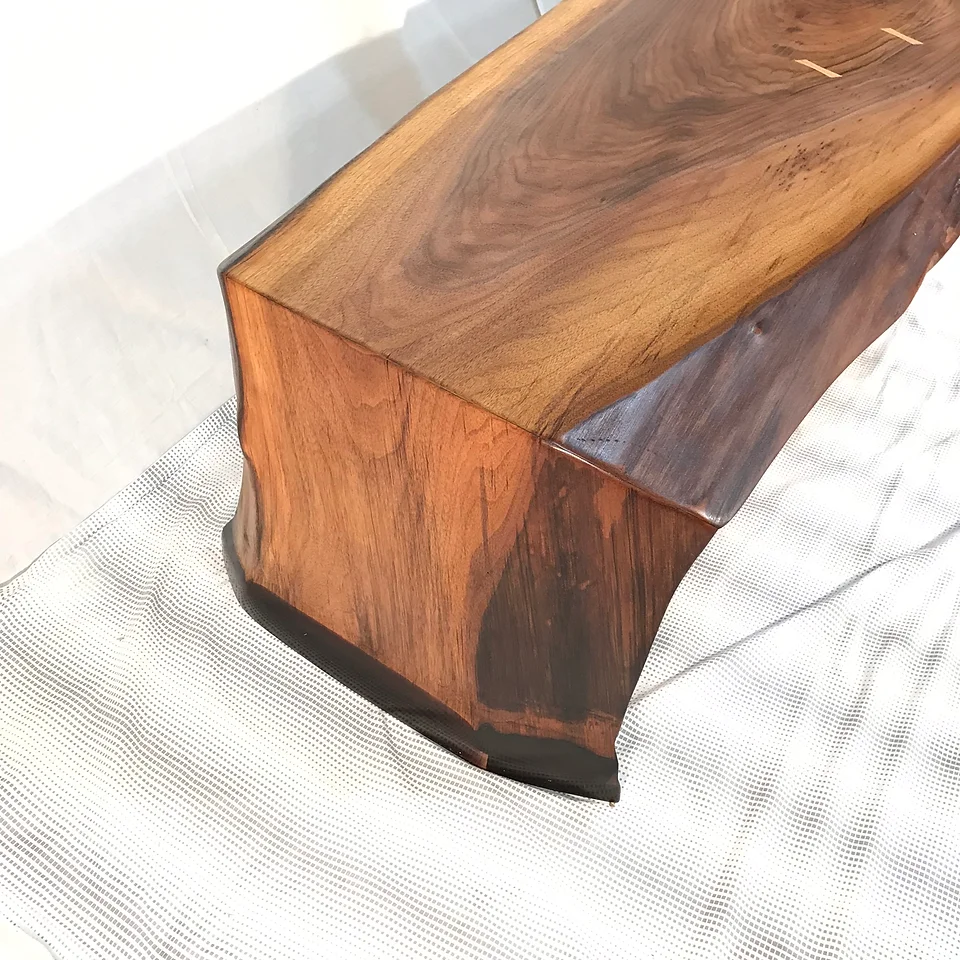 Live Edge Waterfall Coffee Table Barefoot