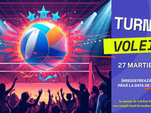 🔉ANUNȚ: Înregistrarea echipelor pentru Turneul de Volei, Ediția 2026.🏐